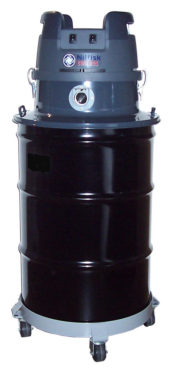 Instructions/Spare Parts Manual Nilfisk Model GWD255 Drum Top Vacuum