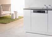 Dishwashers Design The Miele dishwasher range For convenience and perfect design harmony, Miele offers four different types of