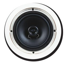 Brackets Included Dimensions (H x W x D): 6" x 36" x 41/8" Shipping C600 One pair of ceiling speakers with 6½" polypropylene woofers, ½"