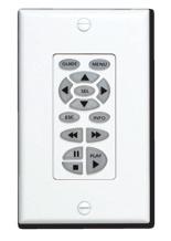 M4 & M6 Keypads PMKIR Single-gang Master keypad with built-in IR receiver. All buttons are removable and configurable. Includes extra buttons to customize any job.