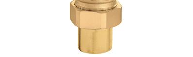 valves are designed to be installed at the hot water heater (point of distribution) and cannot be used for tempering water temperature at fi xtures as a point-ofuse valve.