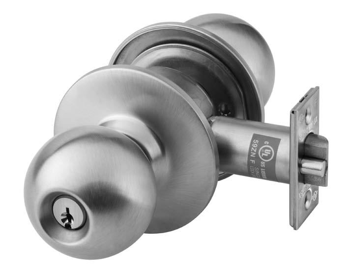 XX Features & Benefits Features & Benefits The SARGENT 8X line is designed and tested for robust applications. The Grade 1 bored-in lock is a worry free solution.