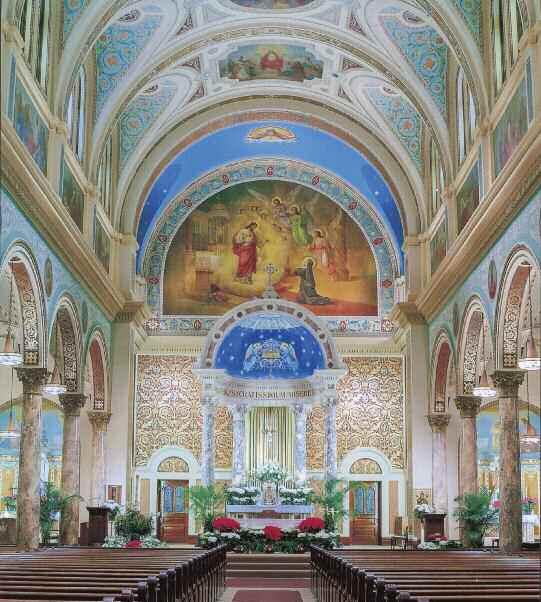 Sacred Heart Monastery Church, Yonkers, New York As part of a multi-year project to preserve the beauty of this Church, in 2004 we completed the interior restoration of main body of the building.