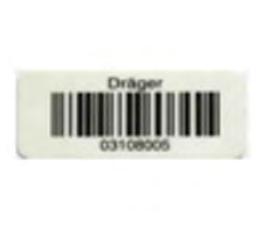 10 Dräger X-dock 5300/6300/6600 Accessories Barcode There are various sizes available also customized