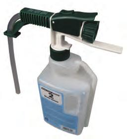 Eliminator Spray N Wipe cleaner. Foamy Mac Restroom and shower cleaner.