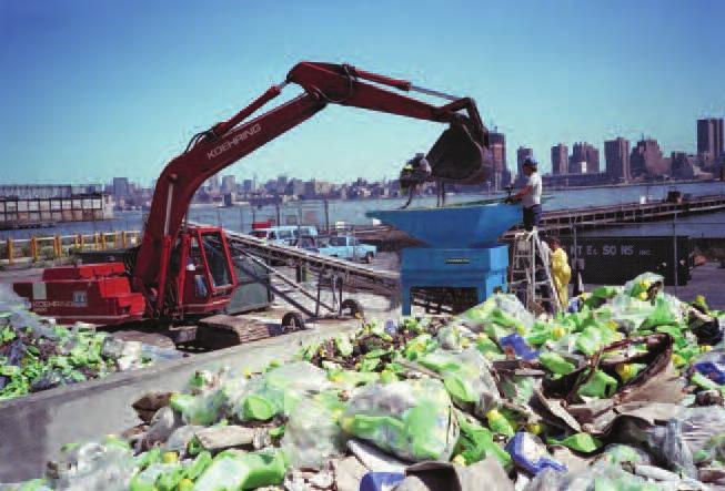 WASTE PROCESSING: Our equipment plays a valuable role in the processing and recycling of