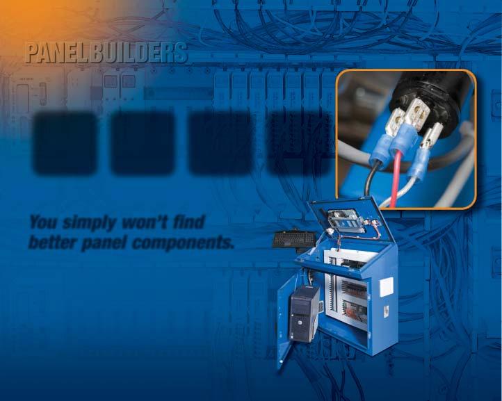 PRODUCTS FOR You simply won t find better panel components. Thomas & Betts has everything you need to make your panel better than your competition s.