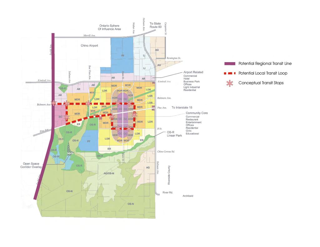 SOURCE: The Planning Center NORTH MAP NOT TO SCALE Michael Brandman Associates
