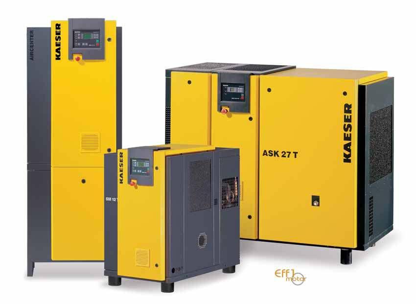 rotary screw compressors with refrigeration dryer to Save energy with the SIGMA PROFILE Every rotary screw airend is equipped with energy-saving SIGMA PROFILE rotors.