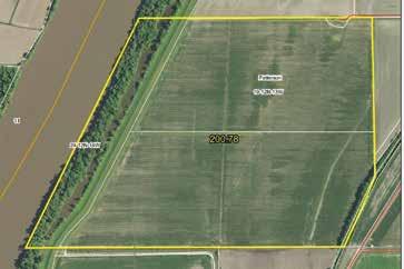 Yellow outlines indicate areas in CRP About the irrigation unit Valley center-pivot unit installed in 2009; new motors at this time Poly