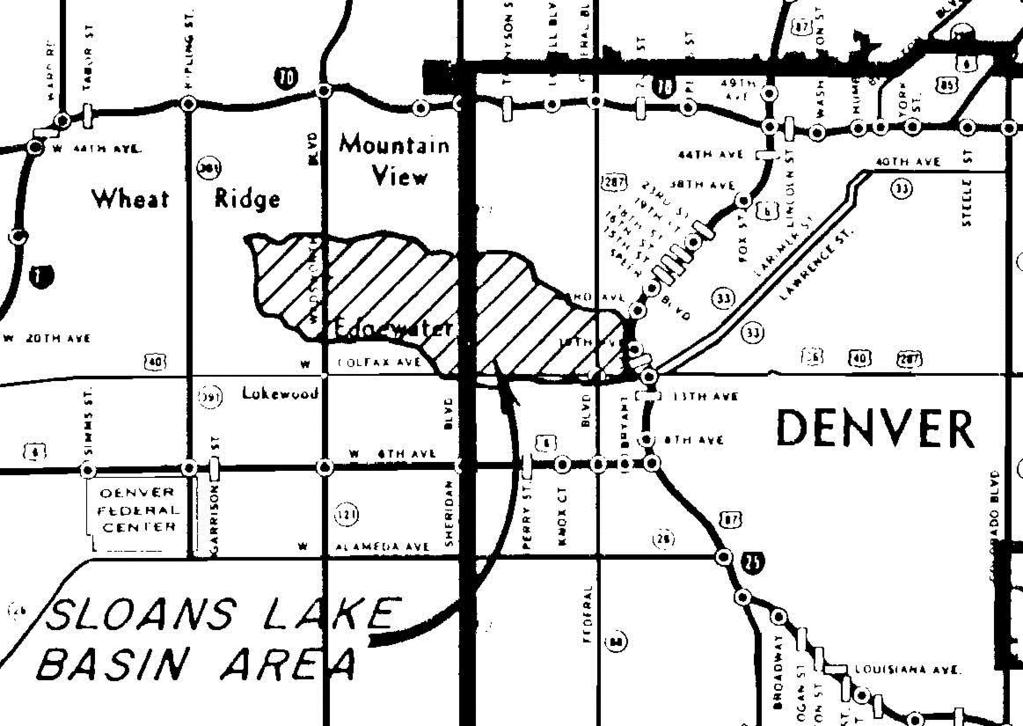 UDFCD Study: Sloan s Lake MDP and FHAD Update This is to update the Urban Drainage and Flood Control District (UDFCD) 1977 Sloan s Lake Major Drainageway Plan (MDP) and Flood Hazard Area Delineation