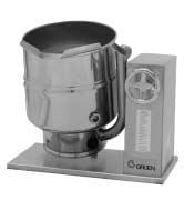 Table Top Kettles Groen table top steam jacketed kettles are up to times faster and twice as energy efficient as range top cooking.