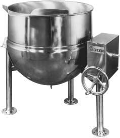 Reinforced bar rim and one-piece welded construction make these kettles the most durable, maintenance free cooking equipment available today.