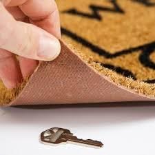Spare the Key It may seem like a good idea to leave a spare key hidden under a flower pot or doormat in case you get locked out of your house.
