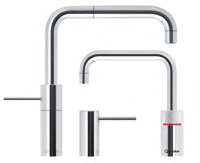 01 03 02 01 Nordic Square mixer tap 02 Nordic Square boiling-water-tap 03 Nordic soap dispenser Fact 03. Safe.