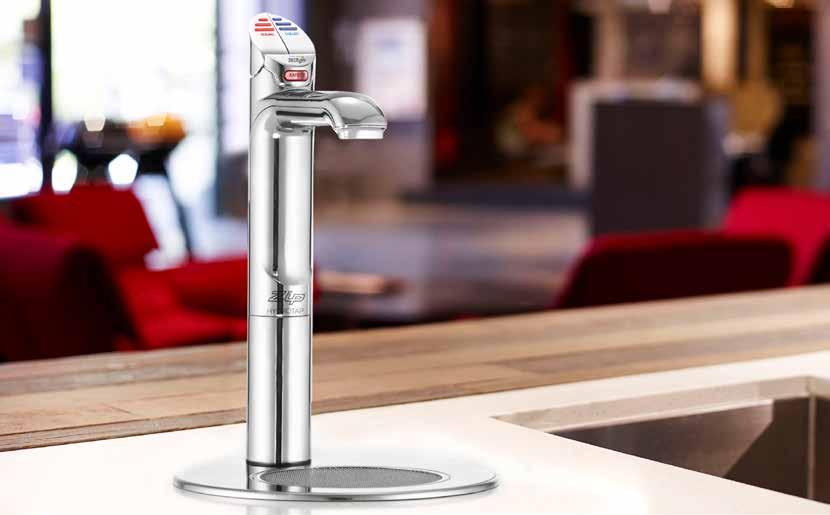 ZIP HYDROTAP CLASSIC HYDROTAP CLASSIC CAN BE INSTALLED OVER SINK OR OPTIONAL FONT AVAILABLE IN ANY OF THE FOLLOWING WATER COMBINATIONS: