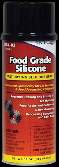 Food Grade Silicone Prevents Sticking and Binding Dairy Machinery Feed Racks and Conveyors