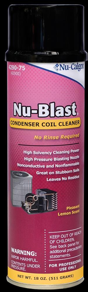 Nu-Blast High solvency cleaning power No Rinse required Cleaning solvent evaporates completely Leaves no residue