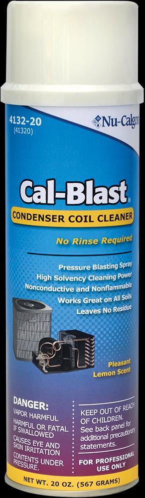Cal-Blast Excellent solvency cleaning power Pressure blasting spray pattern No Rinse required Cleaning solvent evaporates completely Quick drying leaves no residue