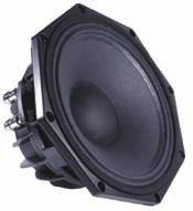 29 8" Polypropylene Cone Woofer Considered one of our most popular general purpose replacement drivers, this woofer offers very good power handling and low frequency response for its size.