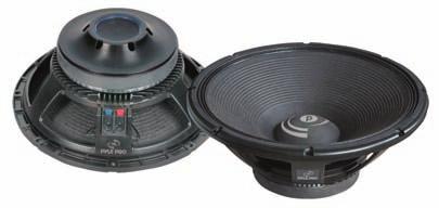 59 55-2635 PW586X 5" 600W/200W 2 2" 89.5dB 0 oz. 55.99 Replacement Pro Audio Woofers These high-efficiency, high power capacity drivers are perfect as replacements in stage speakers, guitar amps, and monitors.
