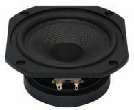 Speaker Components - Audio/Video 50 Watt Studio Series 5" Full Range Woofer Providing exceptional performance from a compact design, this driver features an ultra-strong Kevlar cone and is optimized