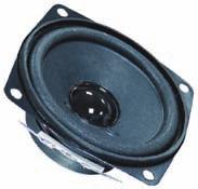 Audio/Video - Speaker Components 2 2" Full Range Speaker Suitable in machines where space is at a premium, this speaker features balanced frequency response, high efficiency and very good high range