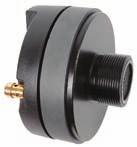 magnet 4200W RMS power capacity Available in threaded or bolt on mount styles, these low cost compression drivers are perfect for most two way applications. Features: Titanium dome.