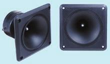 Because there is no magnet structure or voice coil, these tweeters are practically burn out proof.