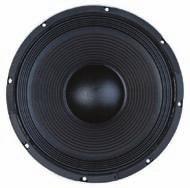 Audio/Video - Speaker Components 0" Polypropylene Cone Woofer Considered one of our most popular general purpose replacement drivers, this woofer offers very good power handling and low frequency