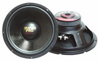 89 0" Die Cast Professional Woofer 4Ideal for sound reinforcement, monitor and musical instrument use 4Optimized for vented enclosures 400W/200W RMS/peak Full range speaker exhibits characteristics
