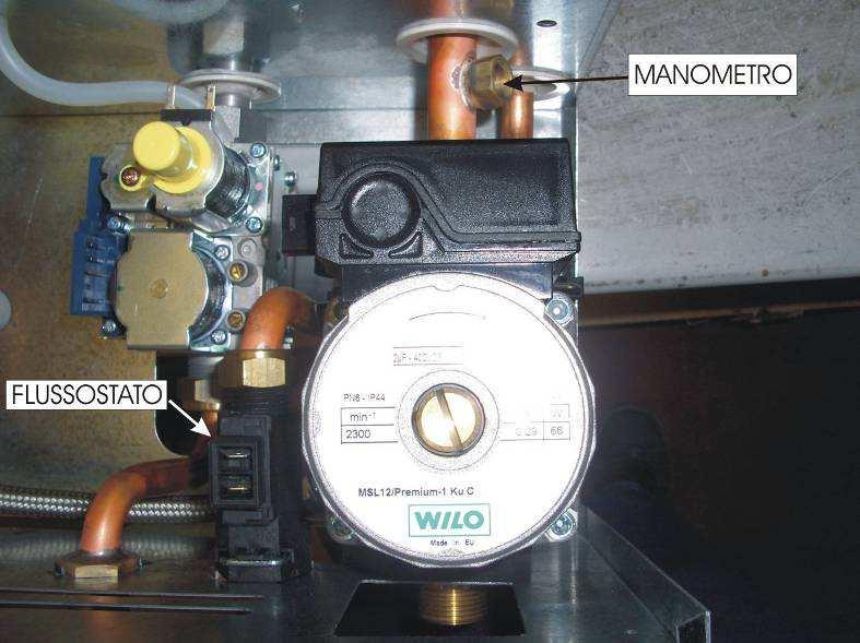 2.2 HYDRAULIC ASSEMBLY MANOMETER WILO MSL 12
