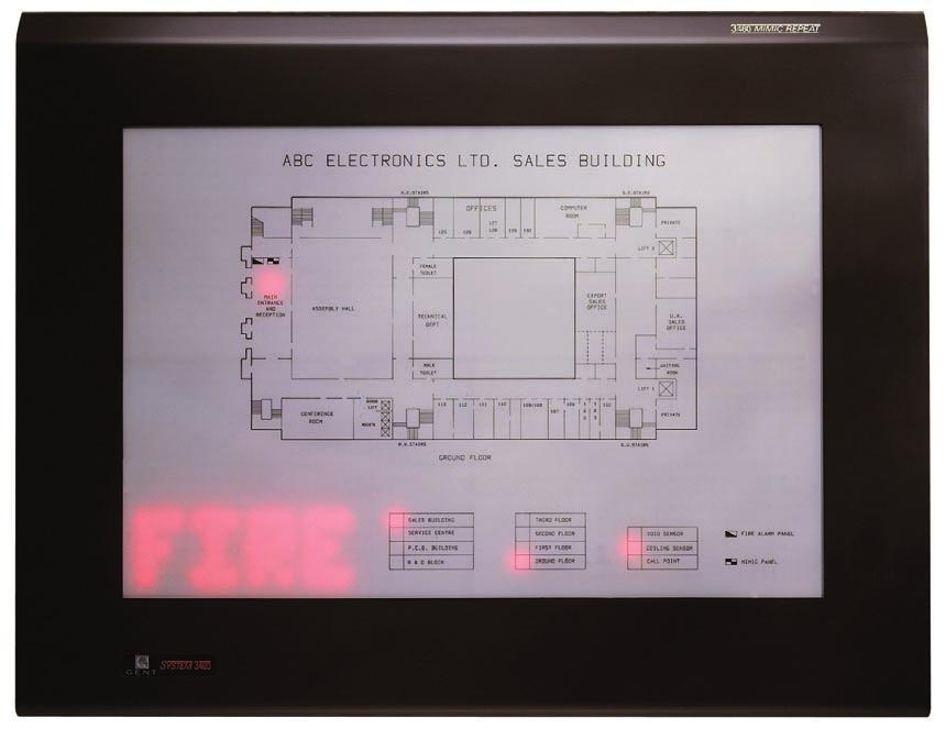 four ANALOGUE FIRE DETECTION MIMIC PANELS The A2 and A4 Mimic Panels provide a pictorial representation of the building s layout allowing extremely quick indication of fire location.