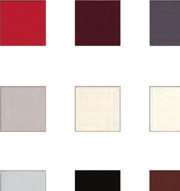 Colors and Finishes Gloss Finishes Satin Finishes 36974a 3.5.