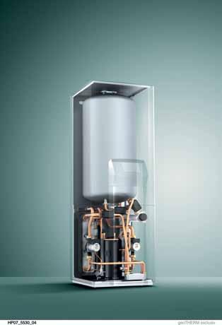 How the Vaillant geotherm works Compressor Taking energy from the ground The Vaillant geotherm heat pump extracts energy from the ground by using a vertical or horizontal ground loop collector.
