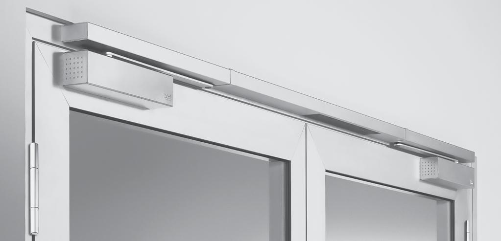 VERSATILE AND ELEGANT The TS 9 cam action door closer system provides a