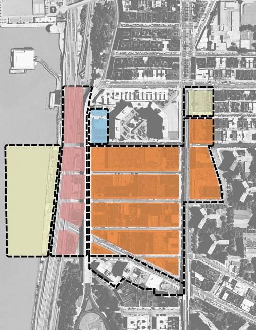 Proposed Actions: Project Area and Subdistricts The proposed rezoning establishes four sub-areas: