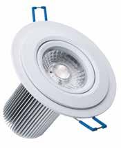 RECESSED DOWNLIGHTS OPTIMA 9W/12W RECESSED DOWNLIGHTS FOR NEW HOME OR RENOVATION INSTALLATIONS PRECISION DIMMING PRO-FOCUS FLEXITECH SHIELD X APPLICATIONS This recessed downlight delivers