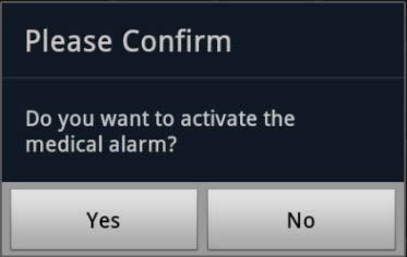 if you really want to activate the alarm before it sends the request to the panel. This is in case you tap it by mistake.