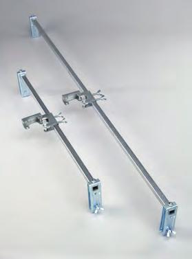 RING: SS304 Support Bar: G90 Galvanized Steel Clamp and Center Bracket