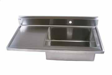 mounting bracket included Counter drop-in scrub sinks also available Faucet sold separately #300-35 #300-35 Scrub Sink Double