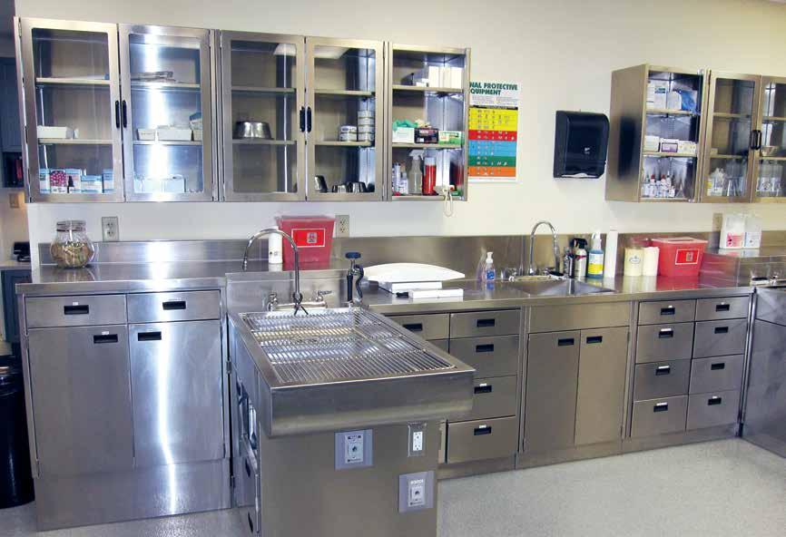 We loved the cabinets that we purchased at the beginning of the year so much that we decided to do all the cabinets in our treatment room