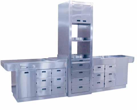 pass-thru storage drawers 2 door lower plumbing and electrical space #CLM-ST-PT Choose 1 to 2 wet/prep cabinets to create work island Consider configuration (Which side will doors and drawers be on