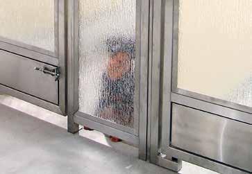 Tempered Glass Door TEMPERED GLASS The TriStar glass kennel door provides a luxurious open-boarding look with out sacrificing durability.