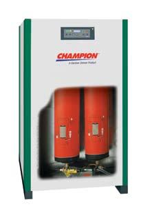 Durability Delivered CRN Series Refrigerated Air Dryers CRN Series refrigerated air dryers are engineered to benefit you today and tomorrow from the tradition of durability that is Champion.