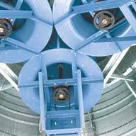 The burners are sized and profiled to provide even, efficient heat distribution to the drying section of the dryer.