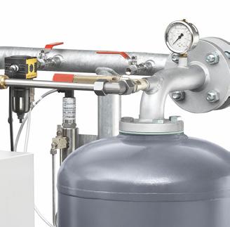 3 UPSIZED SILENCERS State-of-the-art mufflers with integrated safety valves avoid back-pressure, increase purge efficiency, offer