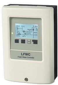 LFWC - Large Fresh Water Controller For large fresh water stations with speed-controlled high-efficiency pump and selectable additional functions like pre-control of primary Temperature, storage zone