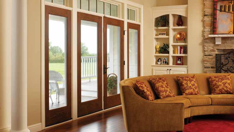 Our vented sidelites let in fresh air without the need for a screen door.