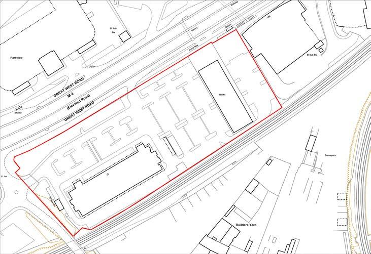 27 Great West Road & 1053 Great West Road Ward: Brentford Address: Source: 27 Great West Road & 1053 Great West Road Brentford TW8 9BW Call for sites PTAL: 2/3 Site Area (ha): 1.